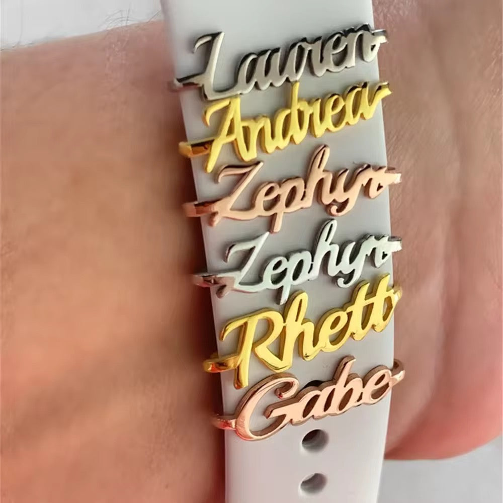 Personalized Apple Watch name charms ✨