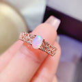 Opal Statement Ring (Rose Gold)