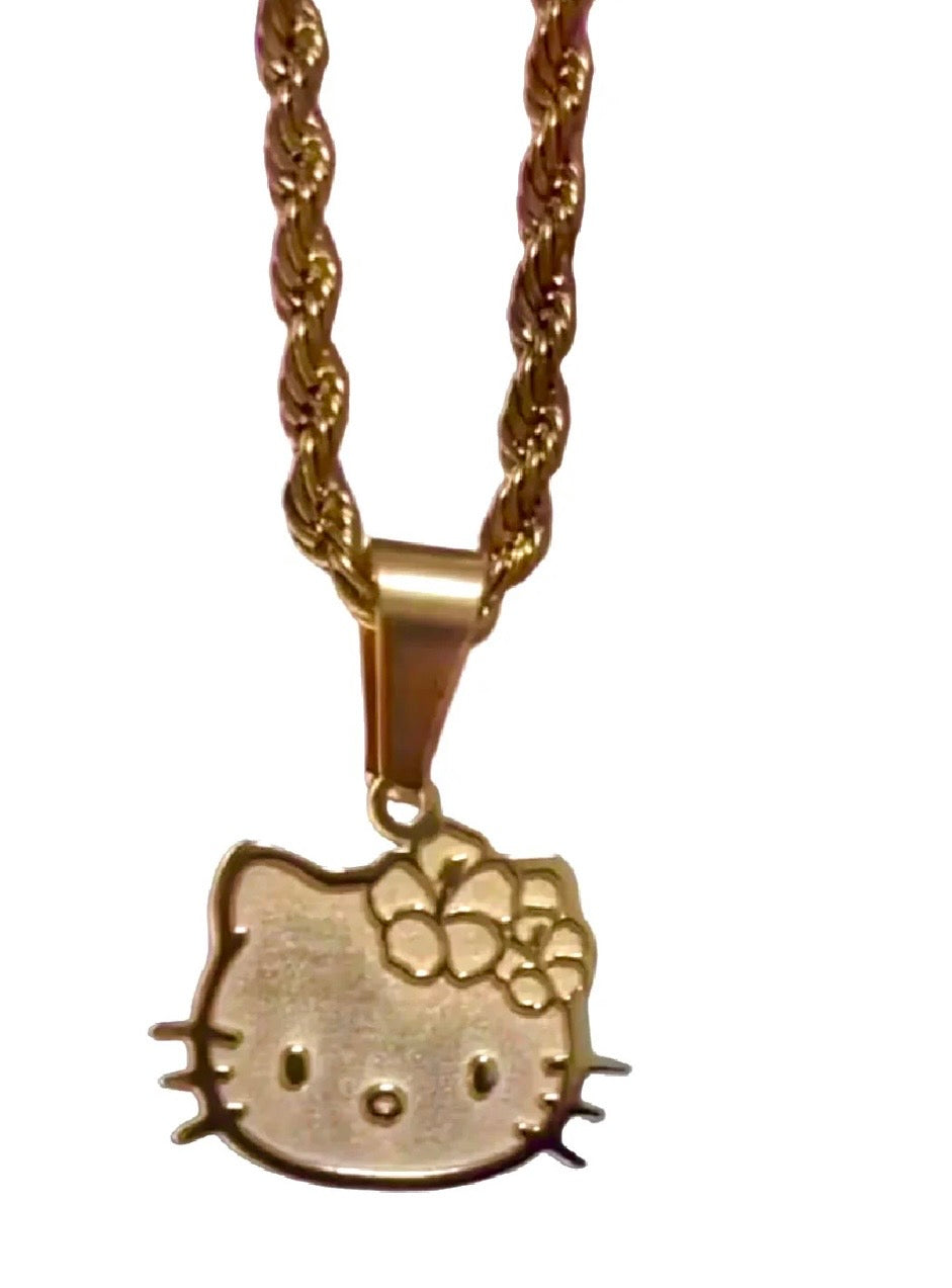 Hibiscus Hk Pendant Necklace