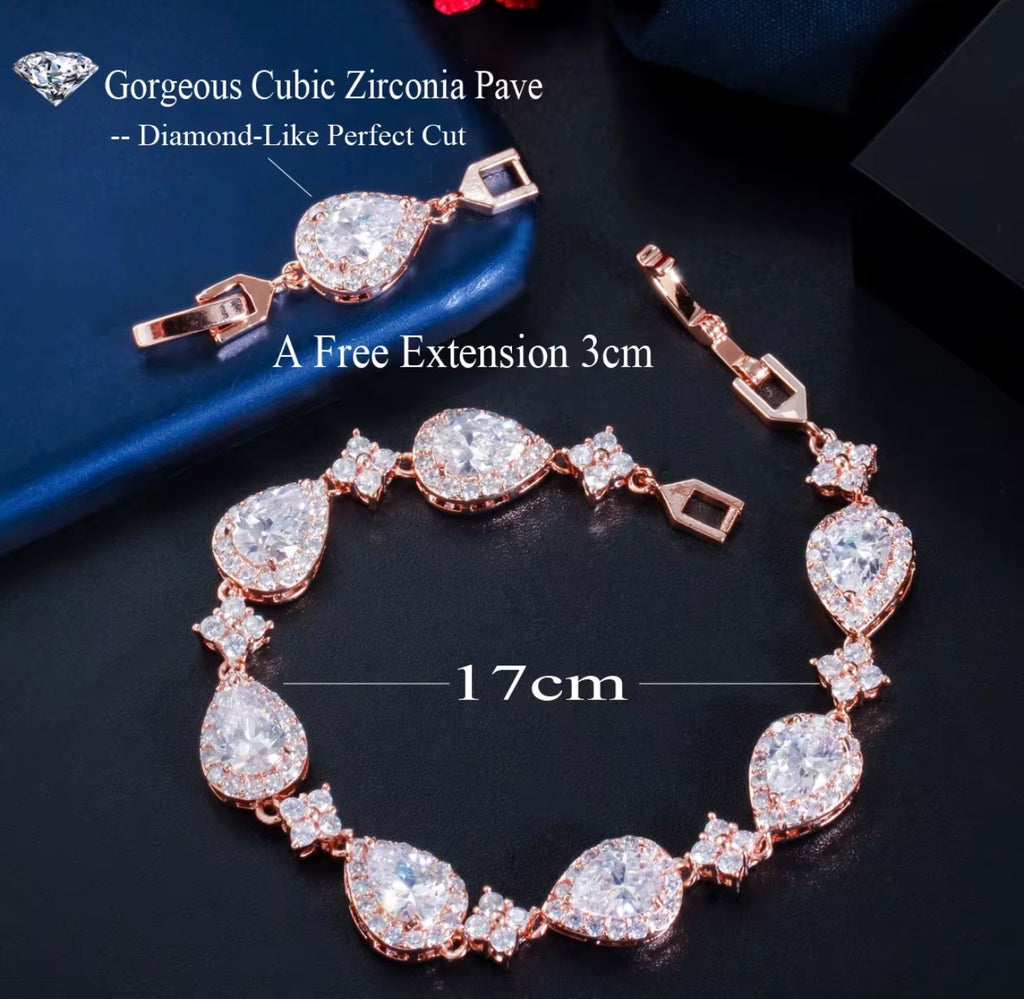 Forever Yours Icy Pear Bracelet