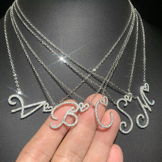 Auréa Initial Heart Necklace