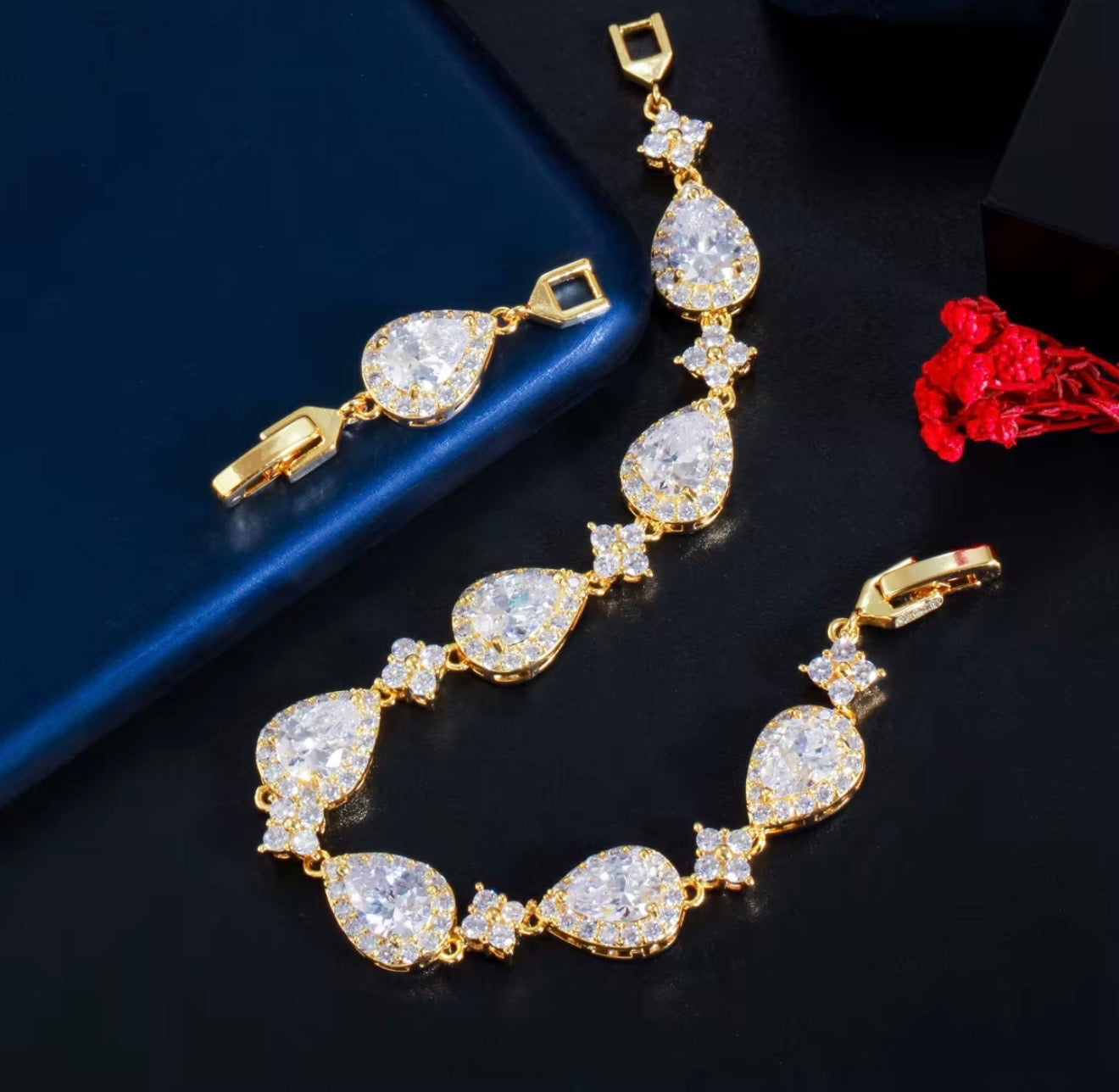 Forever Yours Icy Pear Bracelet