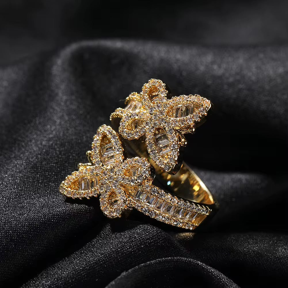 ✨ Butterfly CZ Ring – Sparkly & Trendy ✨
