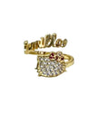 Bling Out Hk Name Ring