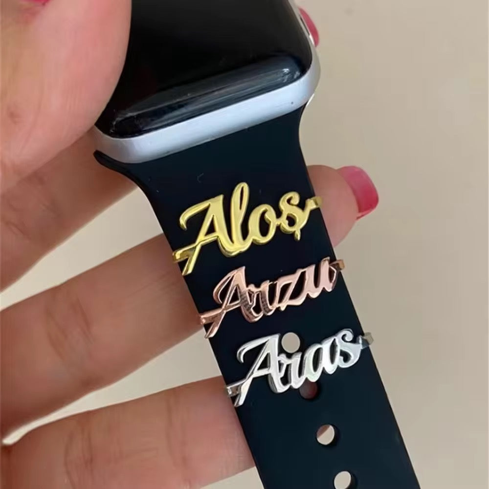 Personalized Apple Watch name charms ✨