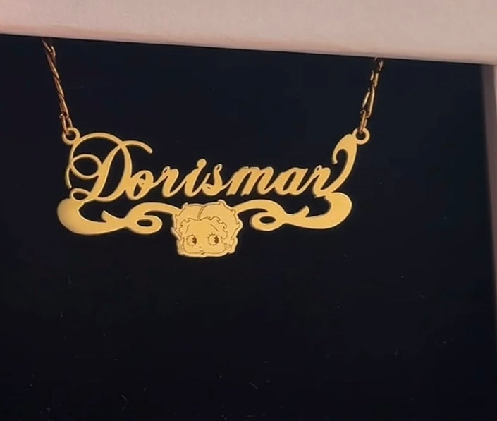Wavy Betty Custom Name Necklace