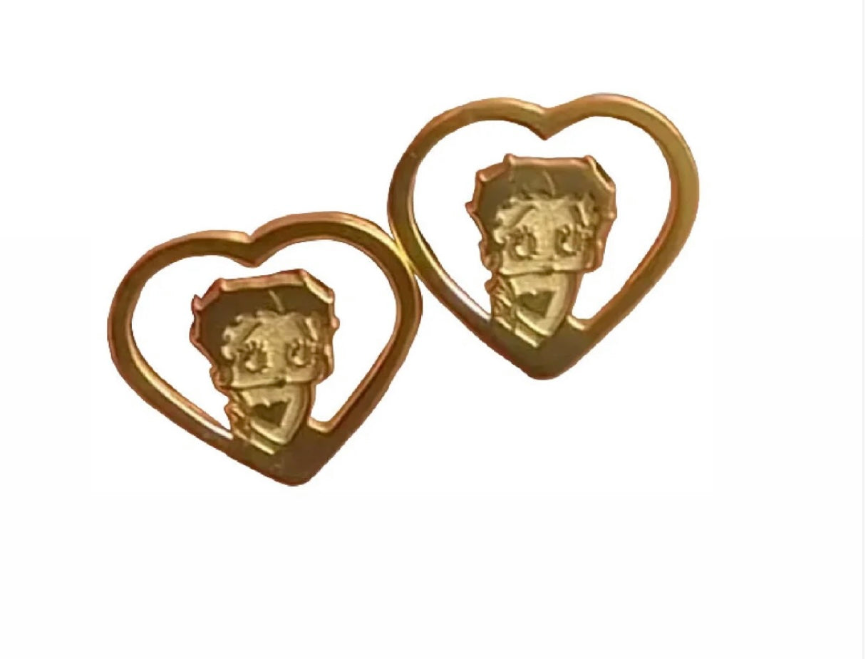Heart Betty Earrings