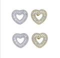 Forever Yours Heart Stud Earrings