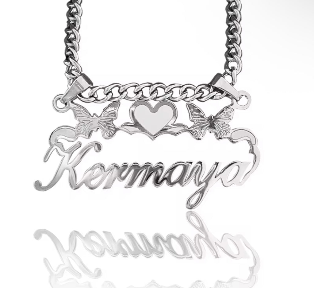 Signature Flutter Nameplate