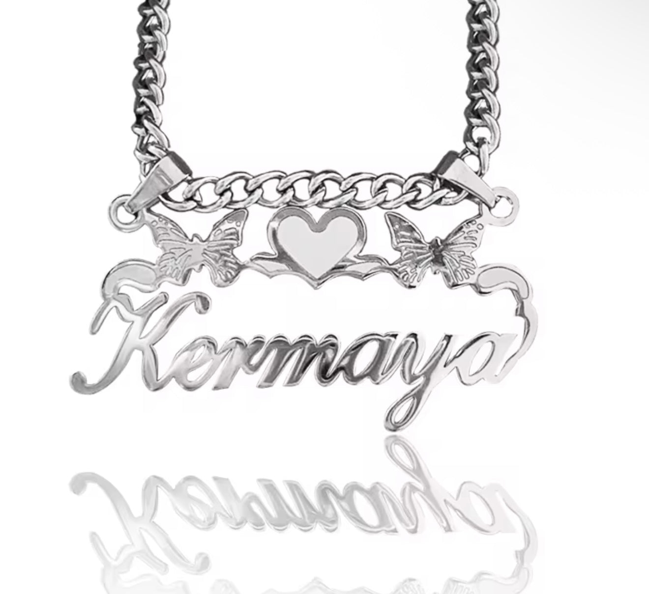 Signature Flutter Nameplate