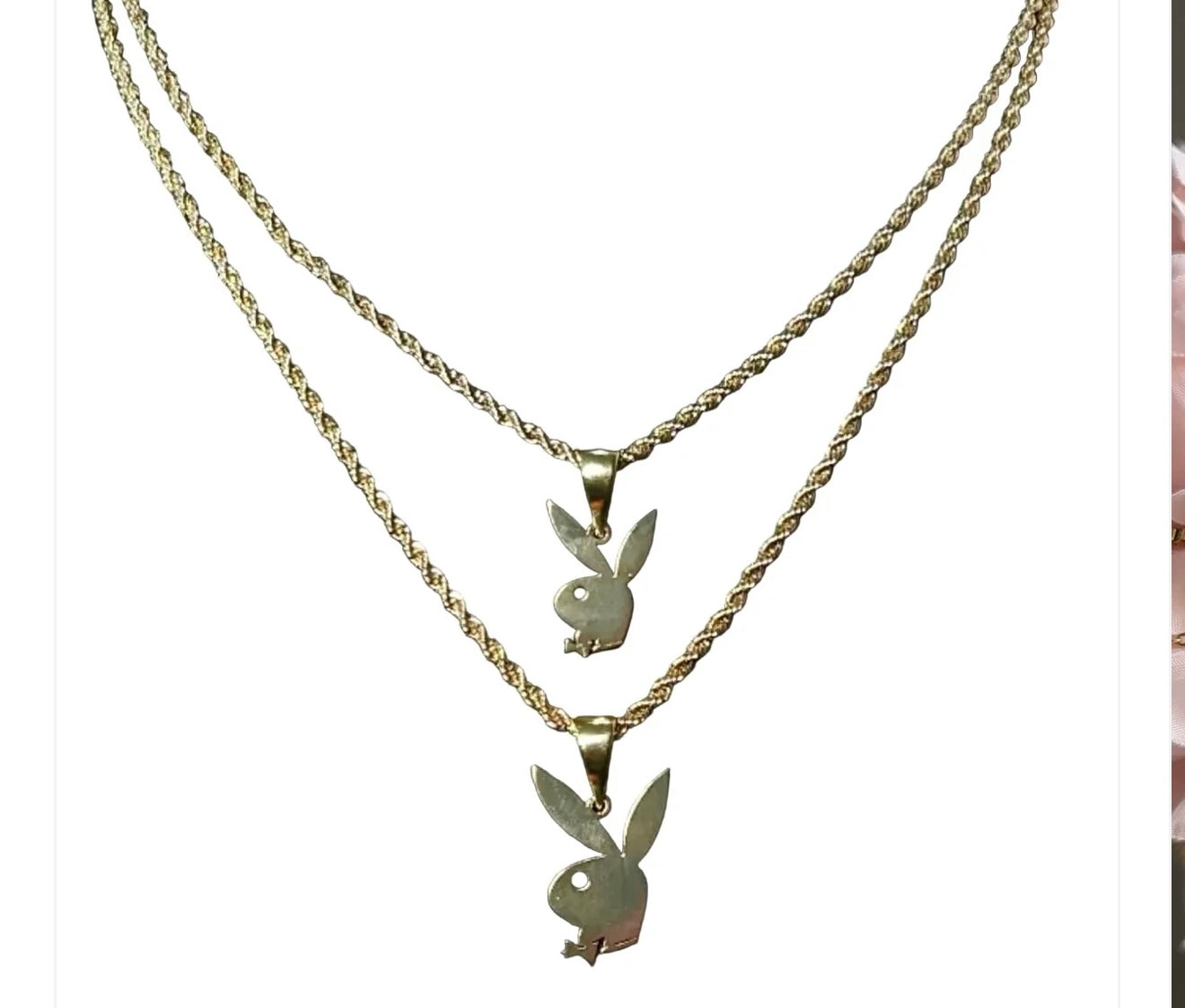 Bunny Pendant Necklace