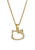 Hk Bling Face Necklace