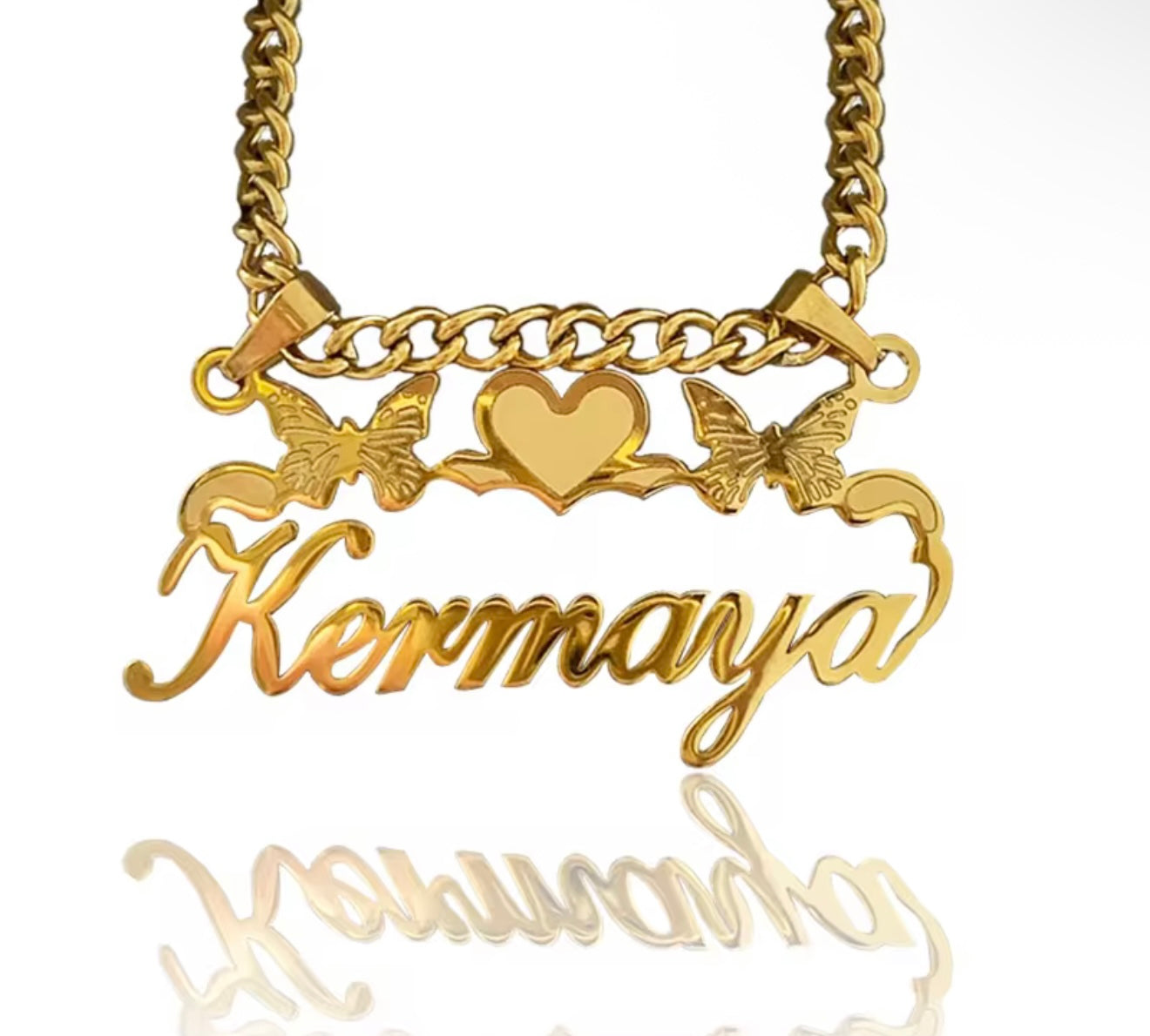 Signature Flutter Nameplate