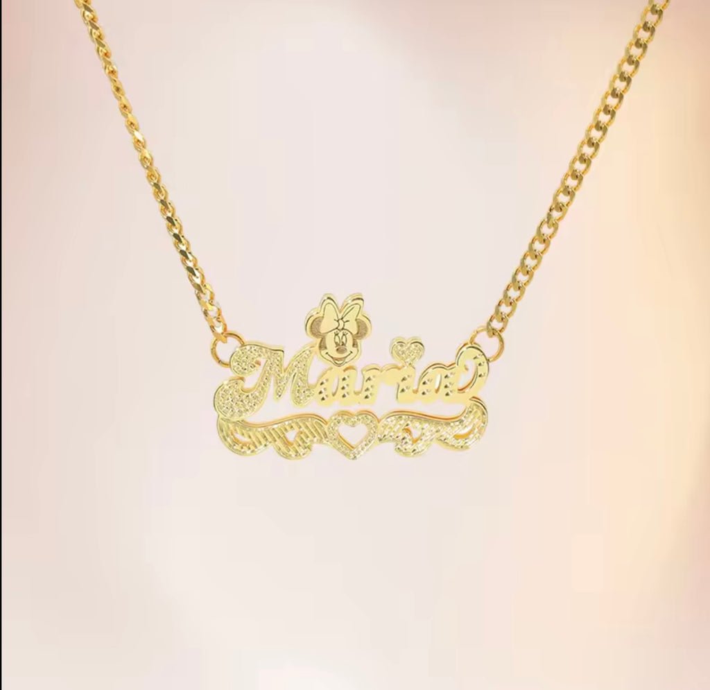 Double Plated Mini Nameplate