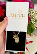 Mouse X Wolrd Pendant Necklace