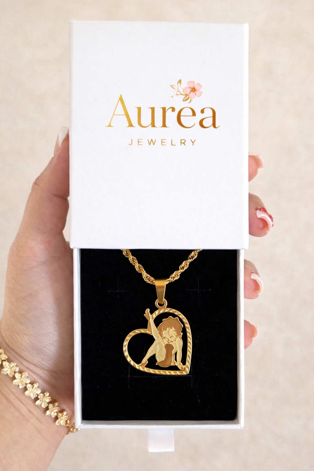 Heart Y2K Cartoon Pendant Necklace