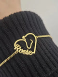Custom Horse Name Bracelet